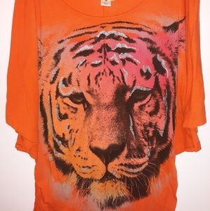 🐯"Pretty Rebellious" Tiger Blouse 2X